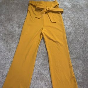 Wide leg dress pants